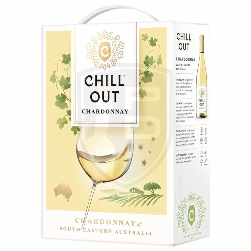 Chill Out Chardonnay Weißwein Australia 13% BiB 300cl in Bag vol Box