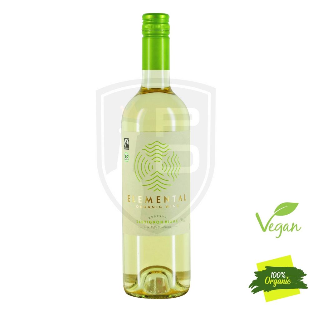 Elemental Reserva Sauvignon Blanc BIO Vegan Fairtrade Weißwein Trocken 12%  vol 75cl