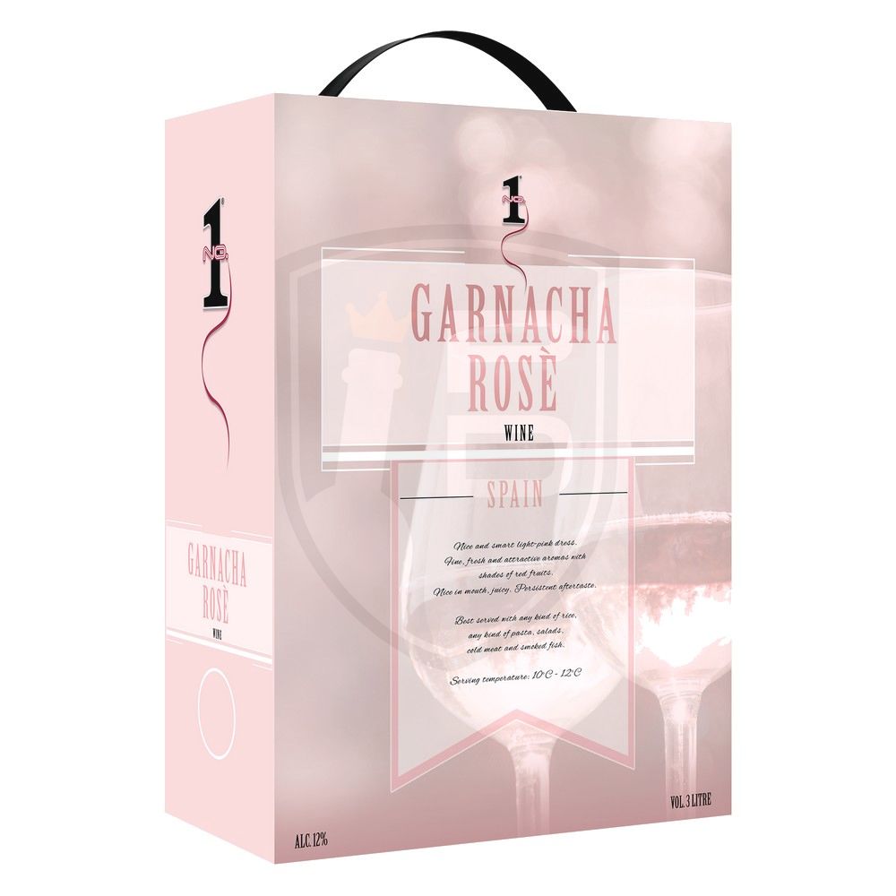 No.1 Garnacha Rose Spanischer Rosewein 3L Bag in Box BiB 12% vol | Roséweine