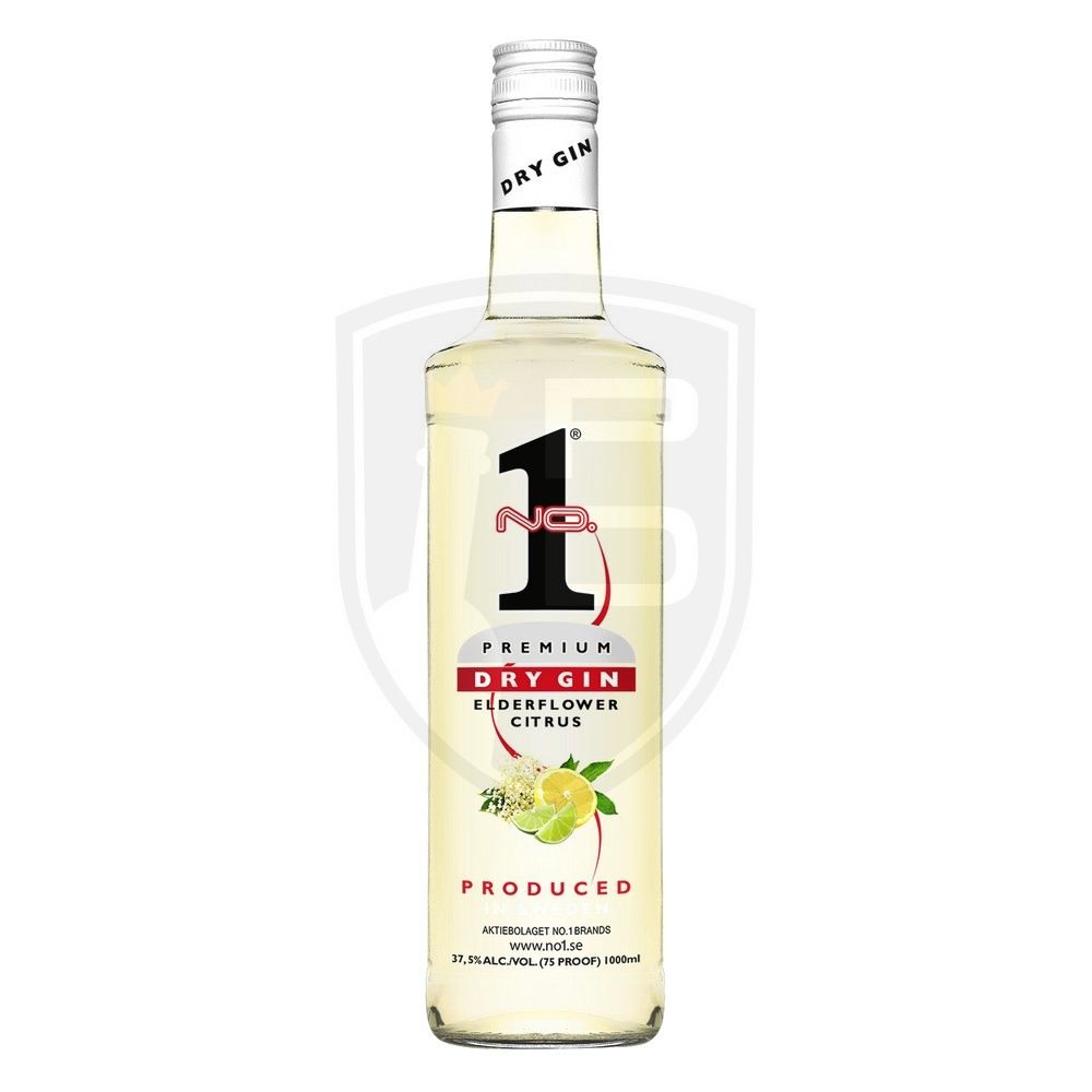 No.1 Premium Gin Elderflower vol / 37,5% Citrus 100cl Dry